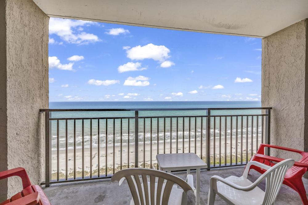 Scenic Views from the balcony at Ocean Forest Plaza Condos